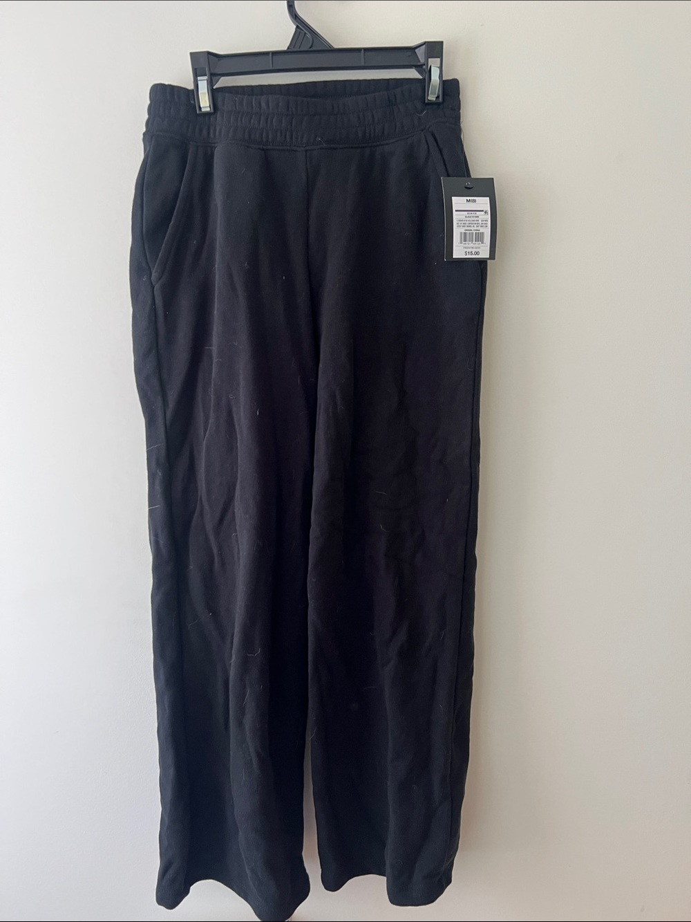 art class Black Wide-Leg Jogger Sweatpants with Pockets